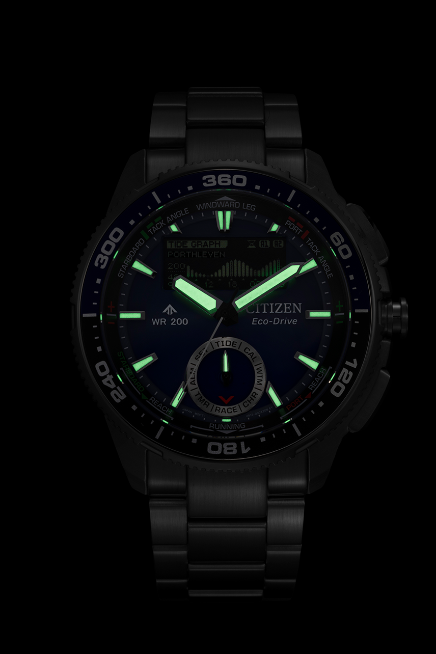 Citizen Promaster Marine WaveTracker Eco-Drive Blue Dial Stainless Steel Men's Watch JV3006-50L G-SHOCK Citizen Promaster Marine WaveTracker Eco-Drive Blue Dial Stainless Steel Men's Watch JV3006-50L G-SHOCK